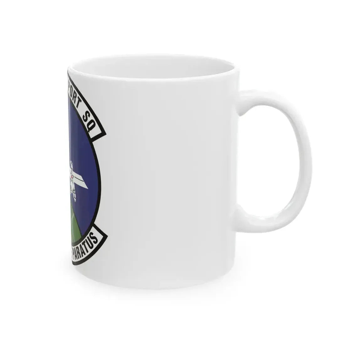 27th Aerial Port Squadron (U.S. Air Force) White Coffee Mug - Go Mug Yourself