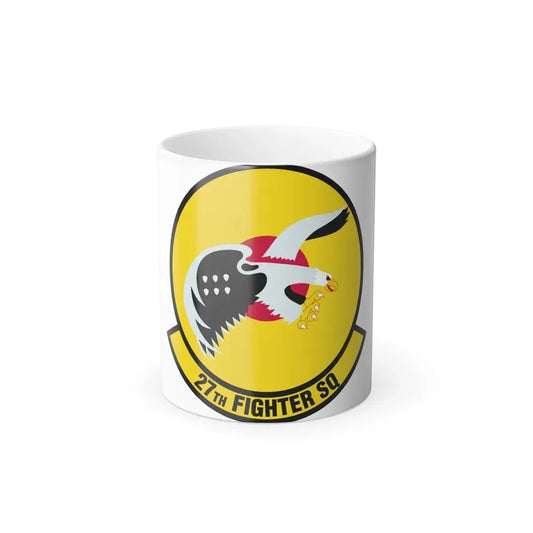 27th Fighter Squadron (U.S. Air Force) Color Changing Coffee Mug 11oz - Go Mug Yourself
