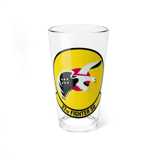 27th Fighter Squadron (U.S. Air Force) Pint Glass 16oz 16oz - Go Mug Yourself