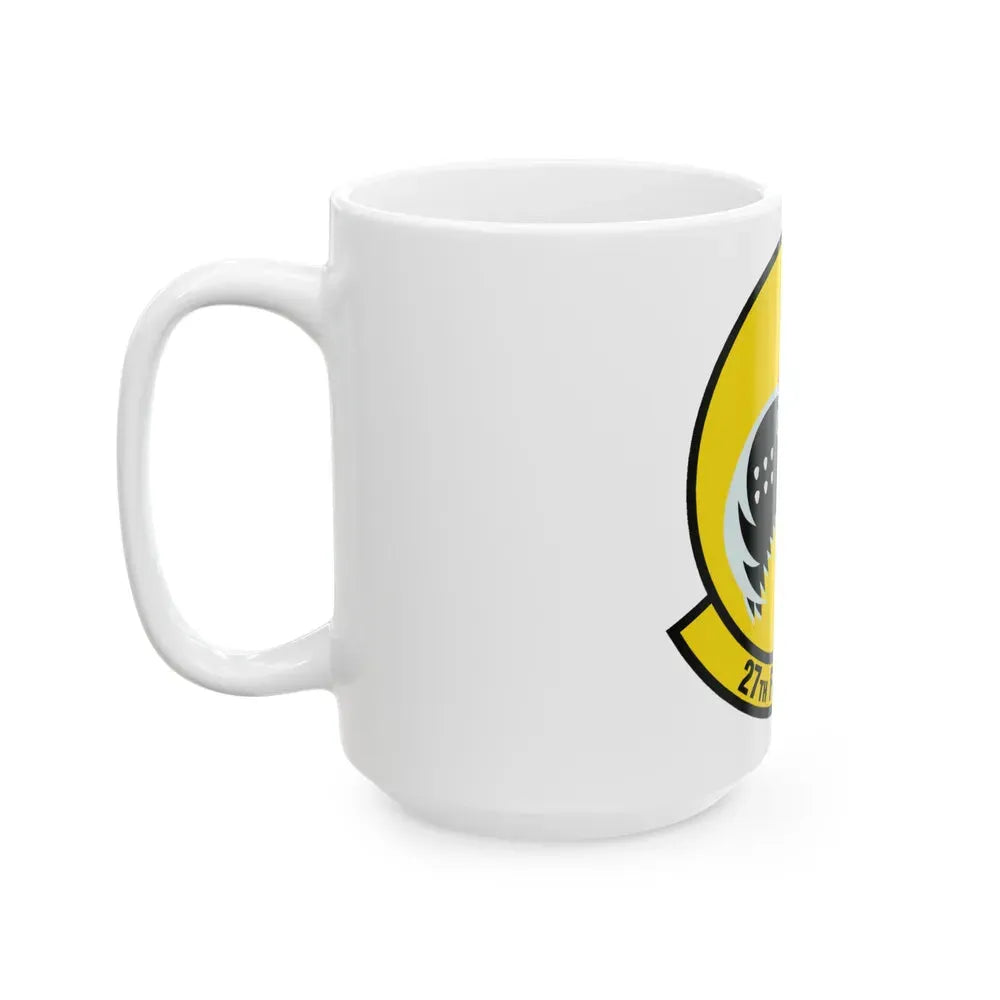 27th Fighter Squadron (U.S. Air Force) White Coffee Mug - Go Mug Yourself