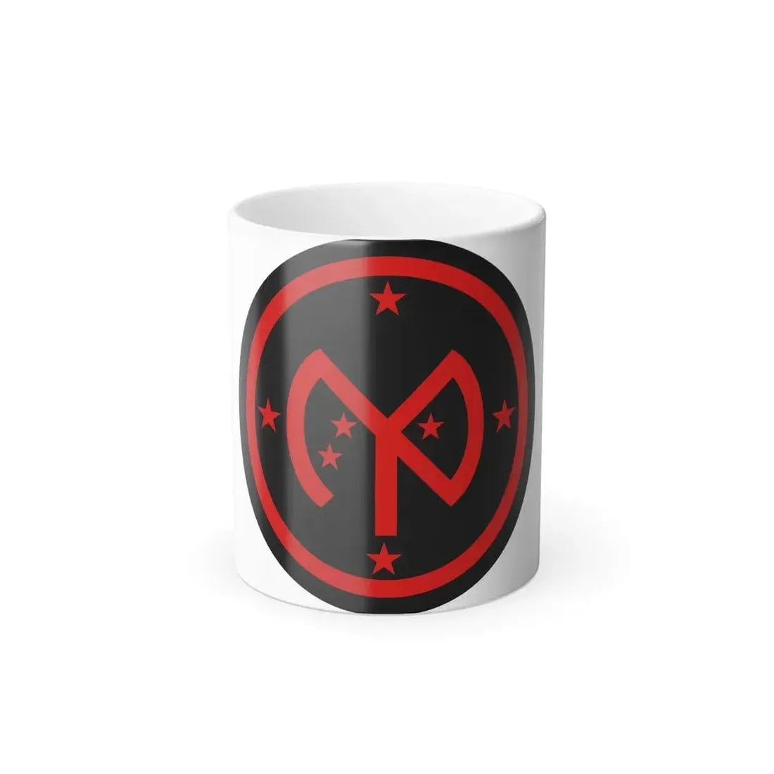 27th Infantry Division SSI (U.S. Army) Color Changing Coffee Mug 11oz - Go Mug Yourself