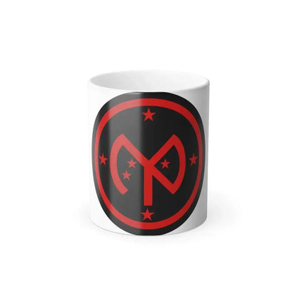 27th Infantry Division SSI (U.S. Army) Color Changing Coffee Mug 11oz - Go Mug Yourself