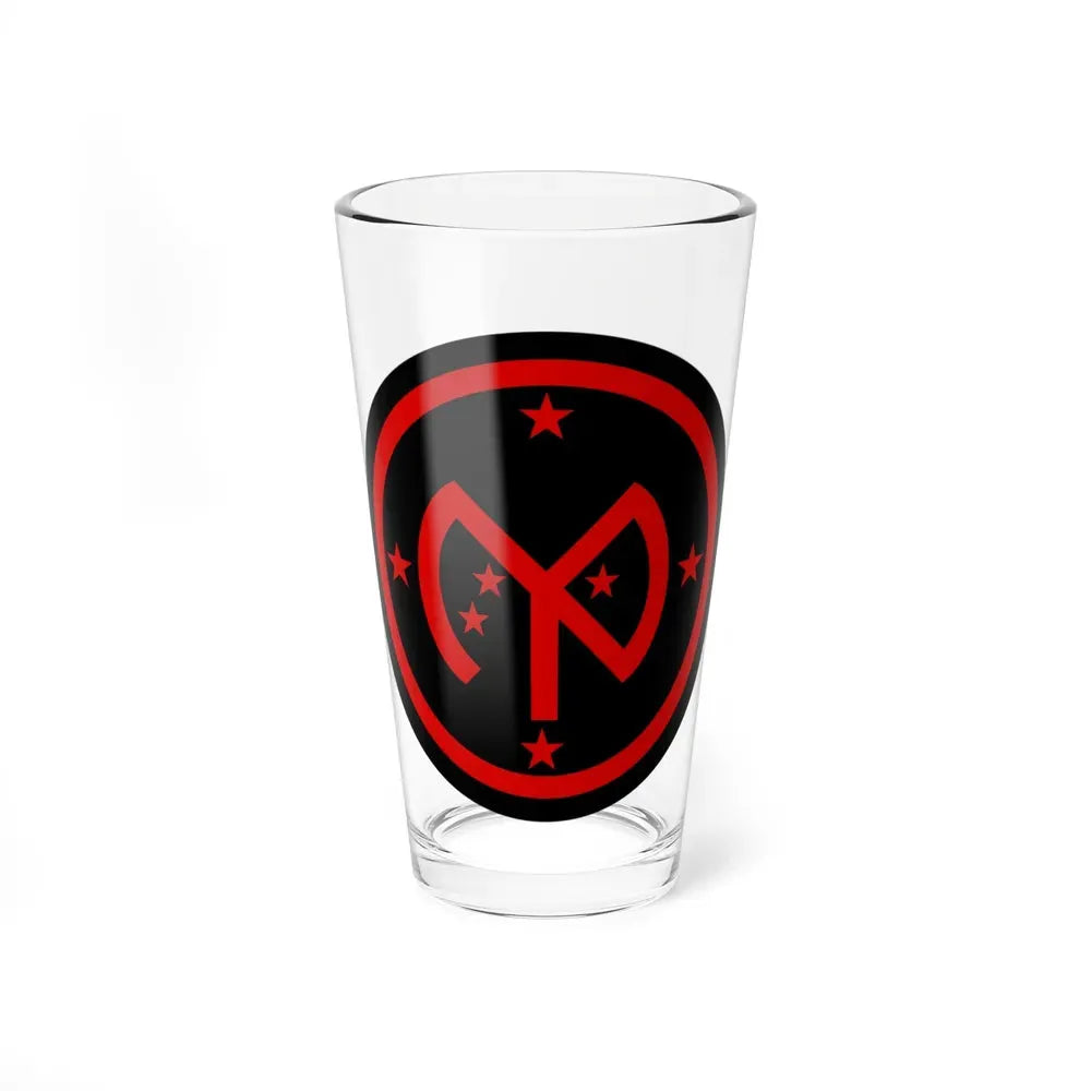 27th Infantry Division SSI (U.S. Army) Pint Glass 16oz 16oz - Go Mug Yourself