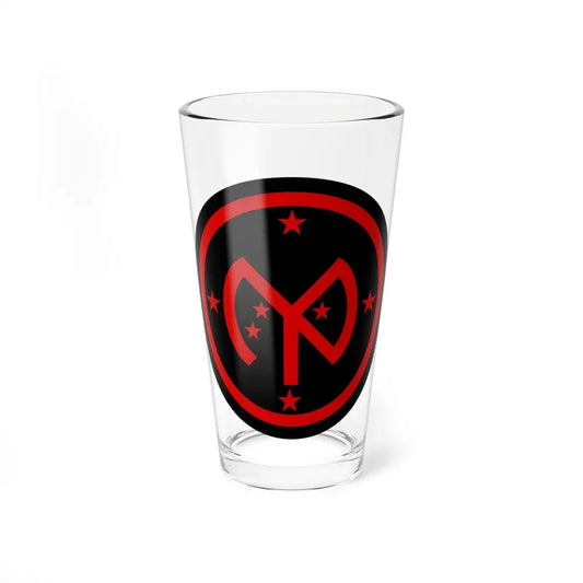 27th Infantry Division SSI (U.S. Army) Pint Glass 16oz 16oz - Go Mug Yourself