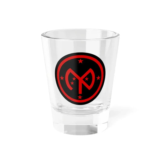27th Infantry Division SSI (U.S. Army) Shot Glass 1.5oz 1.5oz - Go Mug Yourself