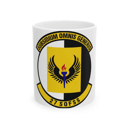 27th Special Operations Force Support Squadron (U.S. Air Force) White Coffee Mug-11oz-Go Mug Yourself