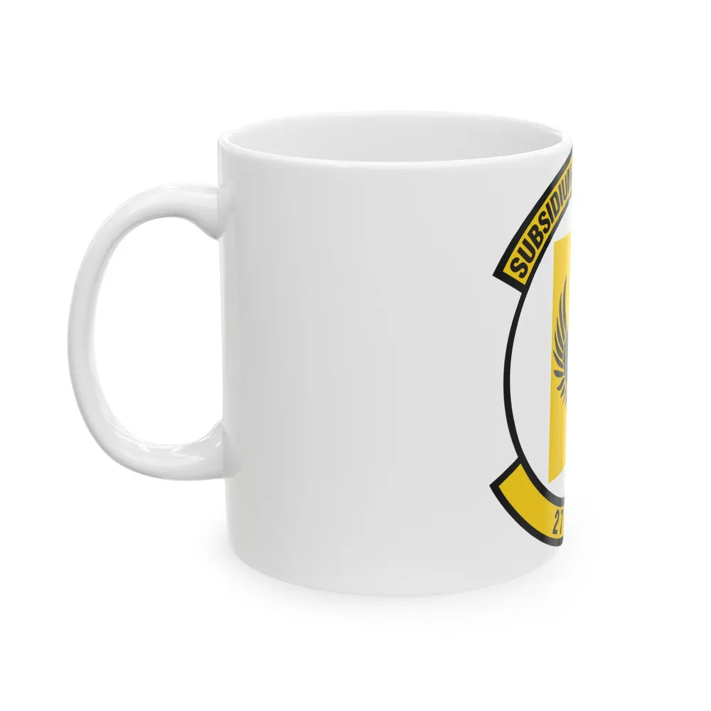 27th Special Operations Force Support Squadron (U.S. Air Force) White Coffee Mug-Go Mug Yourself