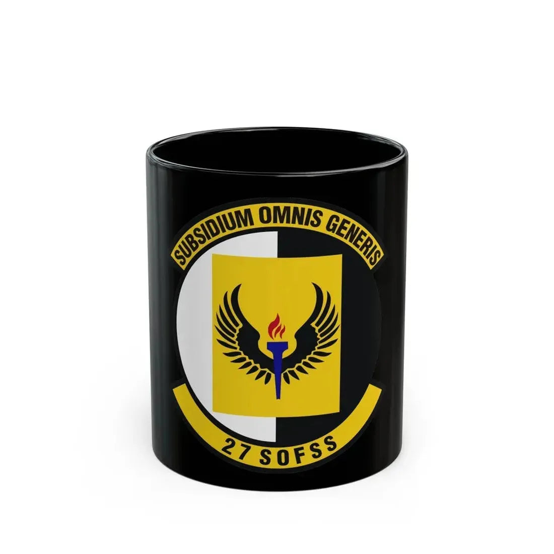 27th Special Operations Force Support Squadron (U.S. Air Force) Black Coffee Mug - Go Mug Yourself