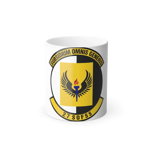 27th Special Operations Force Support Squadron (U.S. Air Force) Color Changing Coffee Mug 11oz - Go Mug Yourself