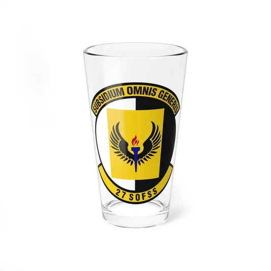 27th Special Operations Force Support Squadron (U.S. Air Force) Pint Glass 16oz 16oz - Go Mug Yourself