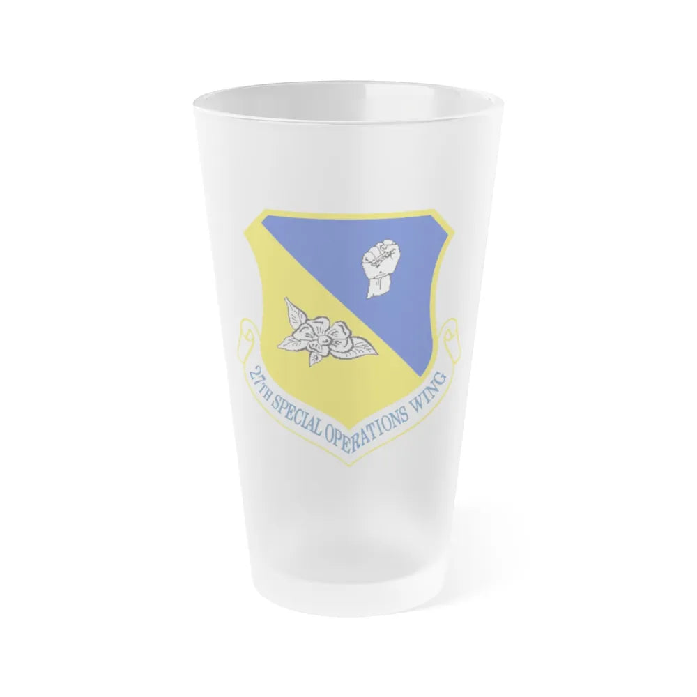 27th Special Operations Wing (U.S. Air Force) Frosted Pint Glass 16oz-16oz-Frosted-Go Mug Yourself