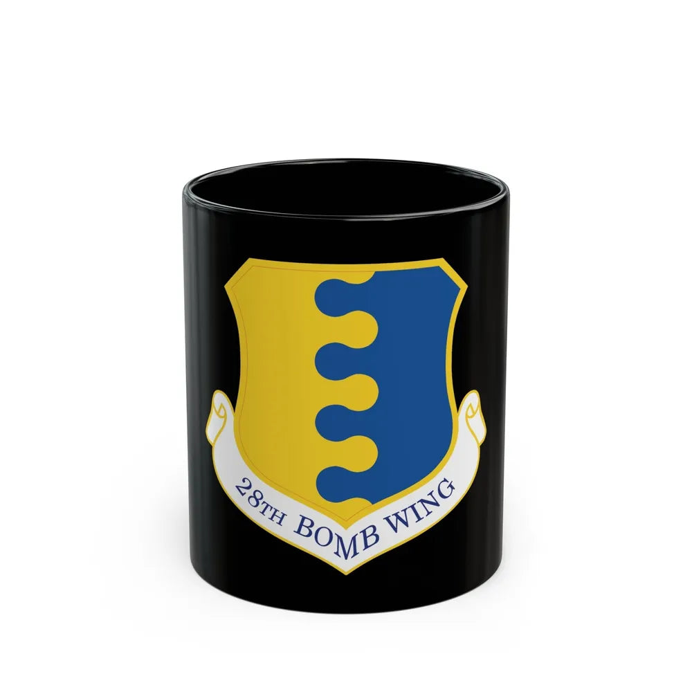 28 Bomb Wing ACC (U.S. Air Force) Black Coffee Mug-11oz-Go Mug Yourself