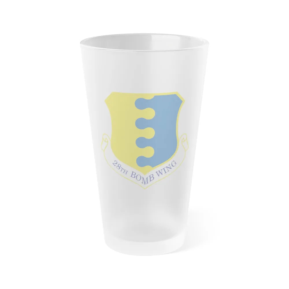 28 Bomb Wing ACC (U.S. Air Force) Frosted Pint Glass 16oz-16oz-Frosted-Go Mug Yourself