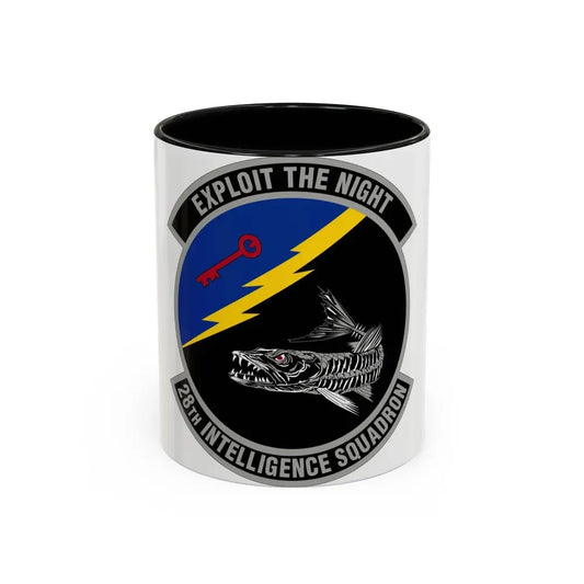 28 Intelligence Squadron AFRC (U.S. Air Force) Accent Coffee Mug 11oz Black - Go Mug Yourself