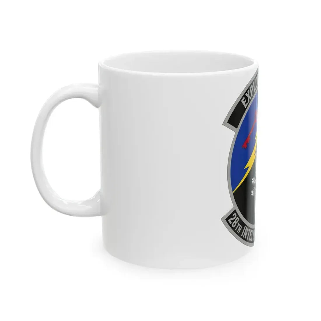 28 Intelligence Squadron AFRC (U.S. Air Force) White Coffee Mug - Go Mug Yourself