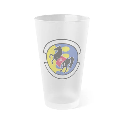 28 Logistics Readiness Squadron ACC (U.S. Air Force) Frosted Pint Glass 16oz-16oz-Frosted-Go Mug Yourself