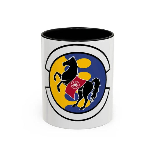 28 Logistics Readiness Squadron ACC (U.S. Air Force) Accent Coffee Mug 11oz Black - Go Mug Yourself