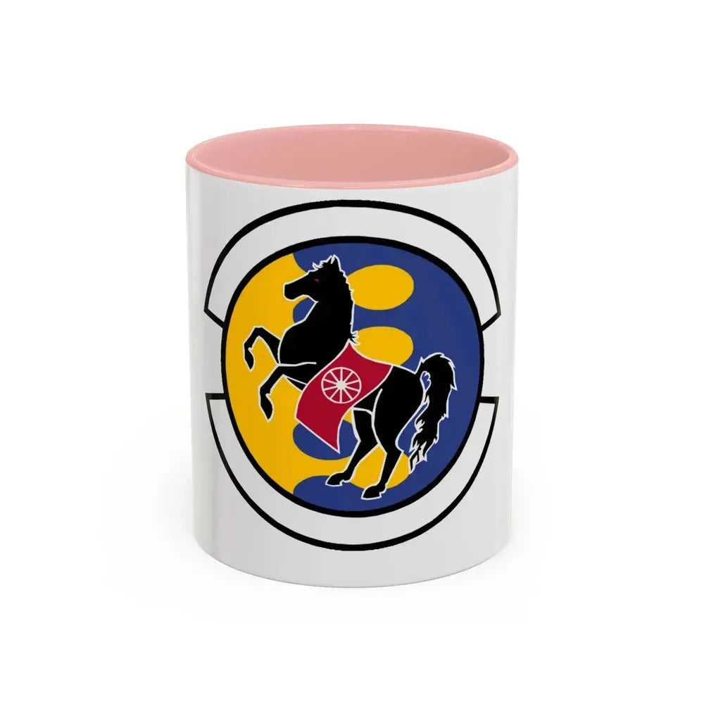 28 Logistics Readiness Squadron ACC (U.S. Air Force) Accent Coffee Mug 11oz Pink - Go Mug Yourself