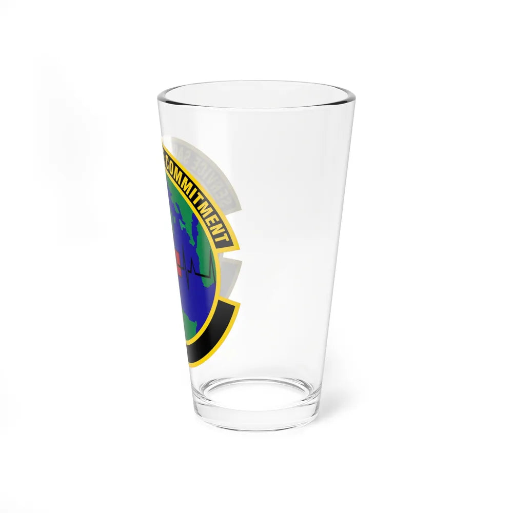 28 Operational Medical Readiness Squadron AFGSC (U.S. Air Force) Pint Glass 16oz-Go Mug Yourself