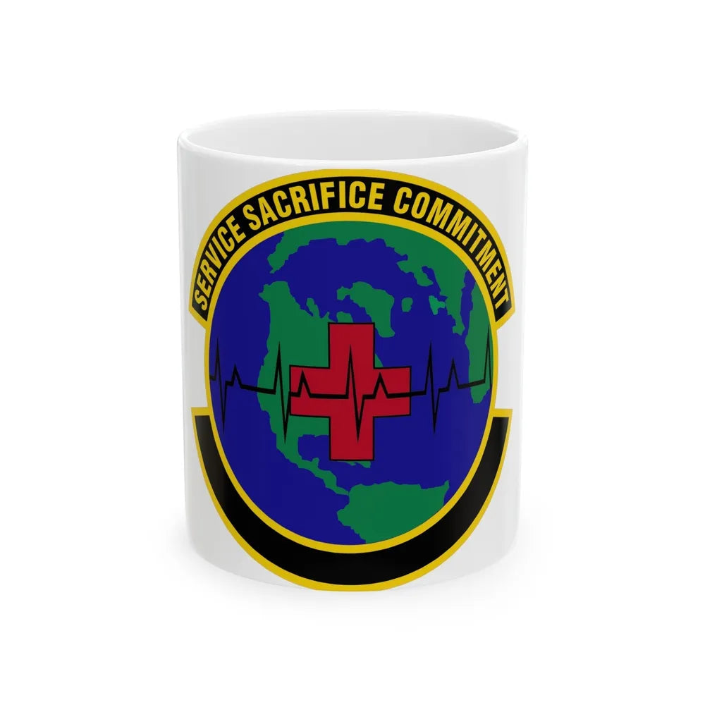 28 Operational Medical Readiness Squadron AFGSC (U.S. Air Force) White Coffee Mug-11oz-Go Mug Yourself