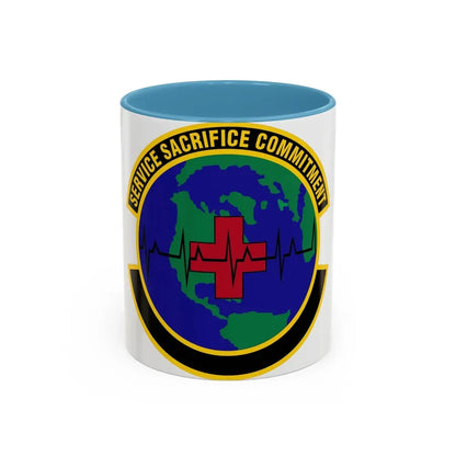 28 Operational Medical Readiness Squadron AFGSC (U.S. Air Force) Accent Coffee Mug 11oz Light Blue - Go Mug Yourself