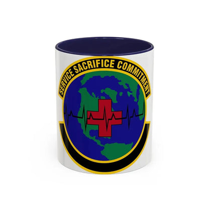 28 Operational Medical Readiness Squadron AFGSC (U.S. Air Force) Accent Coffee Mug 11oz Navy - Go Mug Yourself