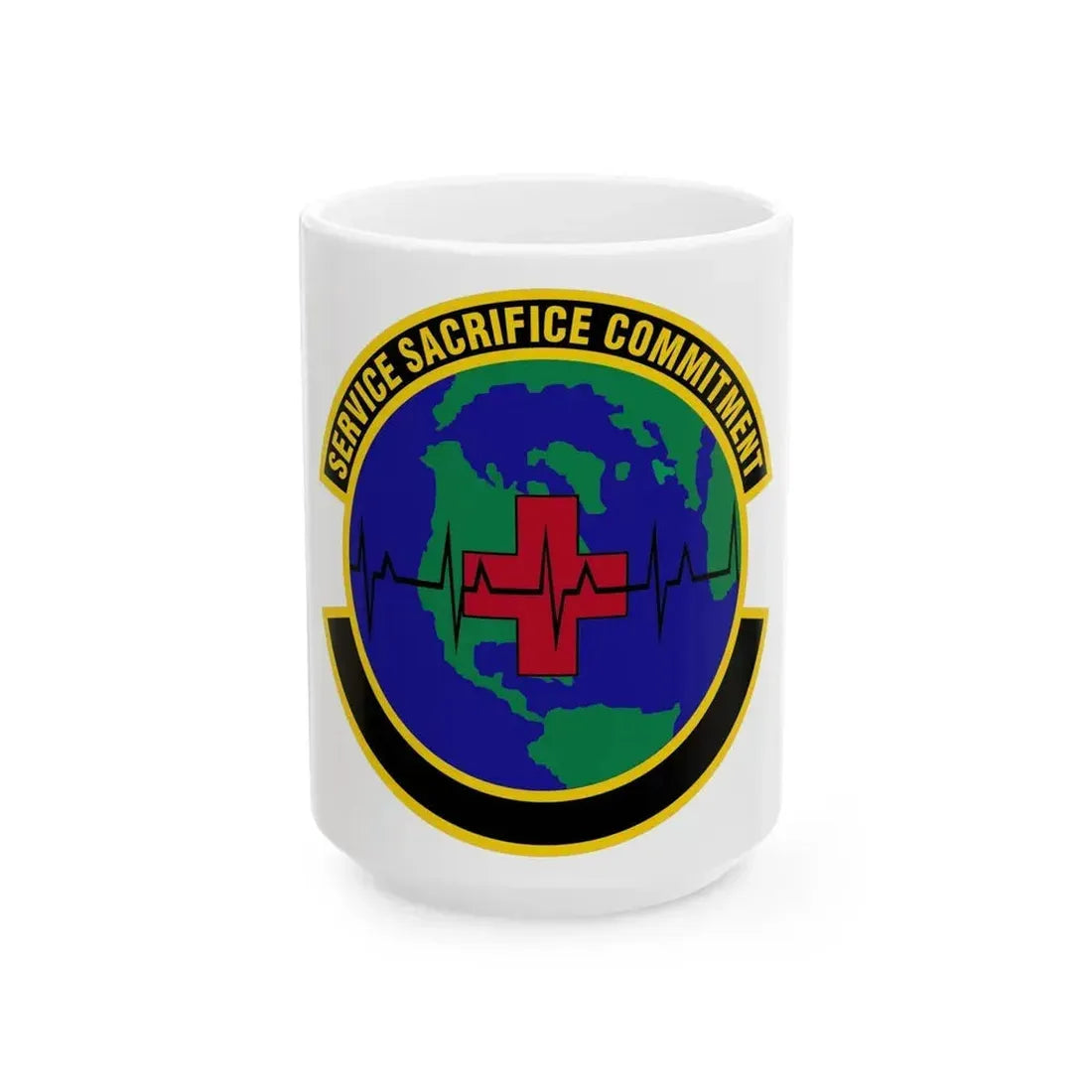 28 Operational Medical Readiness Squadron AFGSC (U.S. Air Force) White Coffee Mug 15oz - Go Mug Yourself