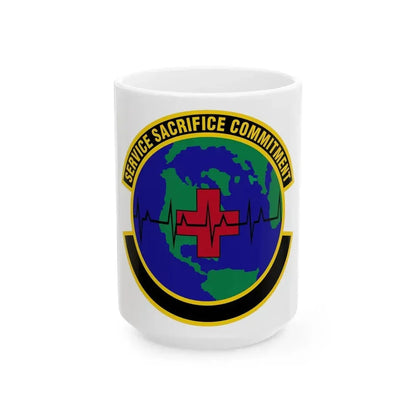 28 Operational Medical Readiness Squadron AFGSC (U.S. Air Force) White Coffee Mug 15oz - Go Mug Yourself