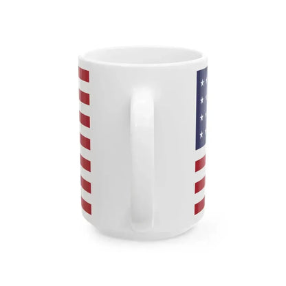 28 Star US Flag (United States) White Coffee Mug - Go Mug Yourself