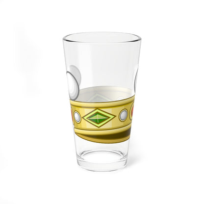 Corona normale di cavaliere ereditario italiano (Italy) (Coat of Arms) Pint Glass 16oz