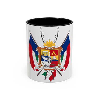 Coat of arms of the Nieuwe Republiek - Accent Coffee Mug