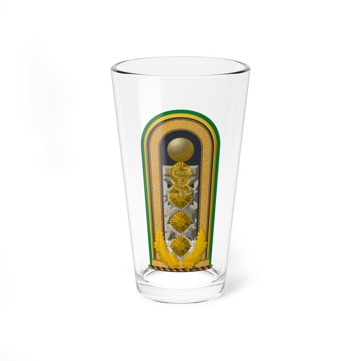 Vorlage Schulterklappe für Dienstanzug Lw und H (Military Rank) Pint Glass 16oz