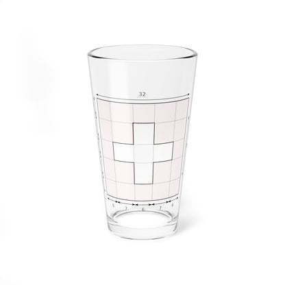 Swiss Flag Specifications (Switzerland) Pint Glass 16oz