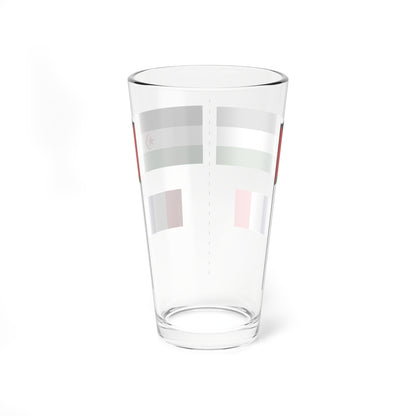 Explanation of flag hoisting (France) Pint Glass 16oz