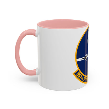 557 Flying Training Squadron AETC (U.S. Air Force) Accent Coffee Mug