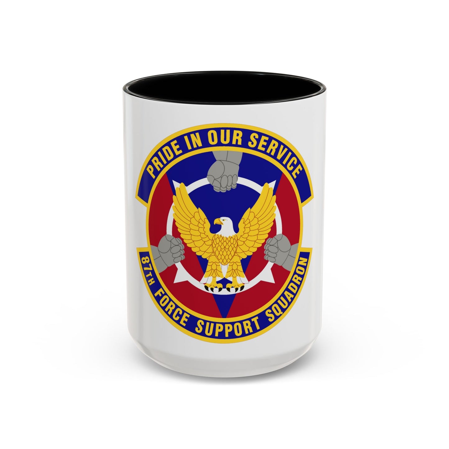 87 Force Support Squadron AMC (U.S. Air Force) Accent Coffee Mug
