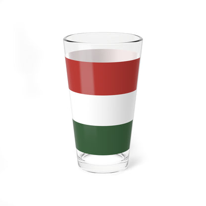 Flag of Hungary 1989-2003 (Hungary) Pint Glass 16oz