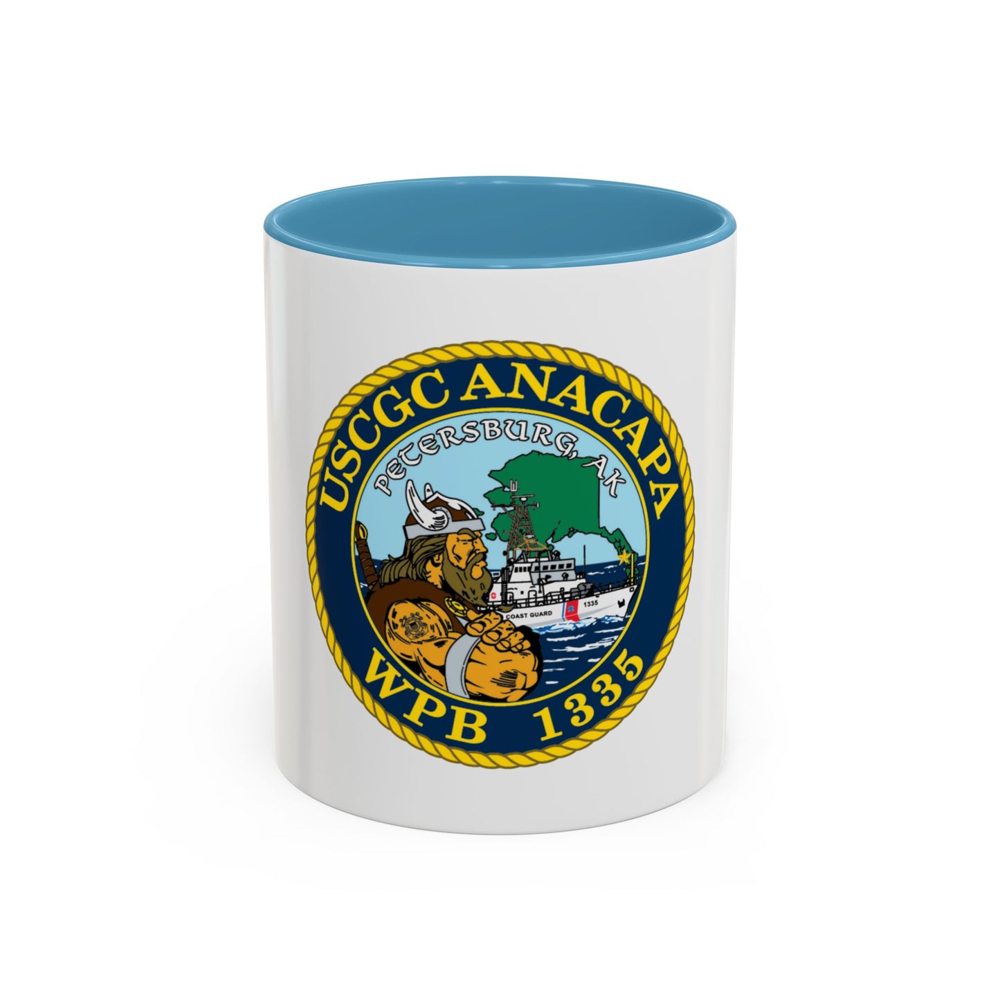 USCGC Anacapa WPB 1335 Petersburg AK (U.S. Coast Guard) Accent Coffee Mug