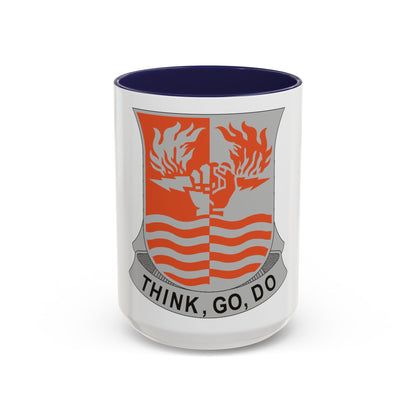 504 Signal Battalion (U.S. Army) Accent Coffee Mug