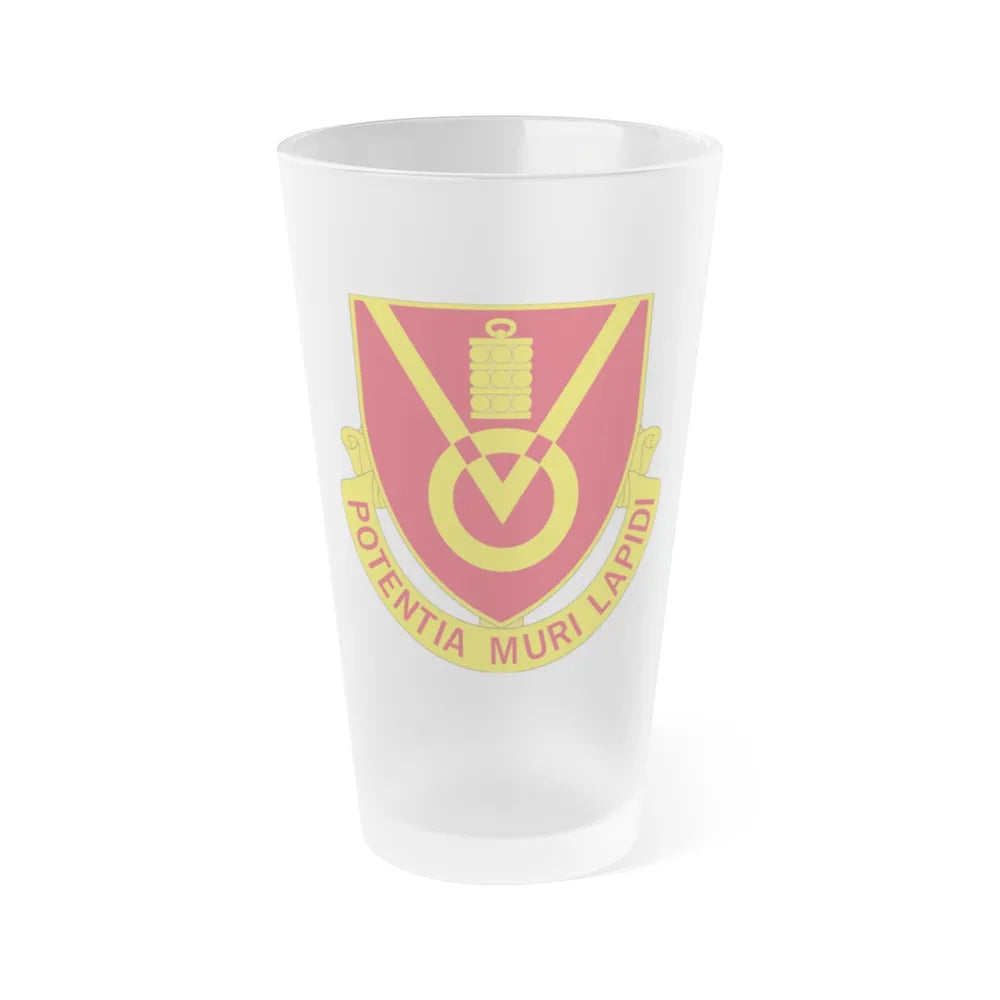 280th Artillery Regiment (U.S. Army) Frosted Pint Glass 16oz-Go Mug Yourself