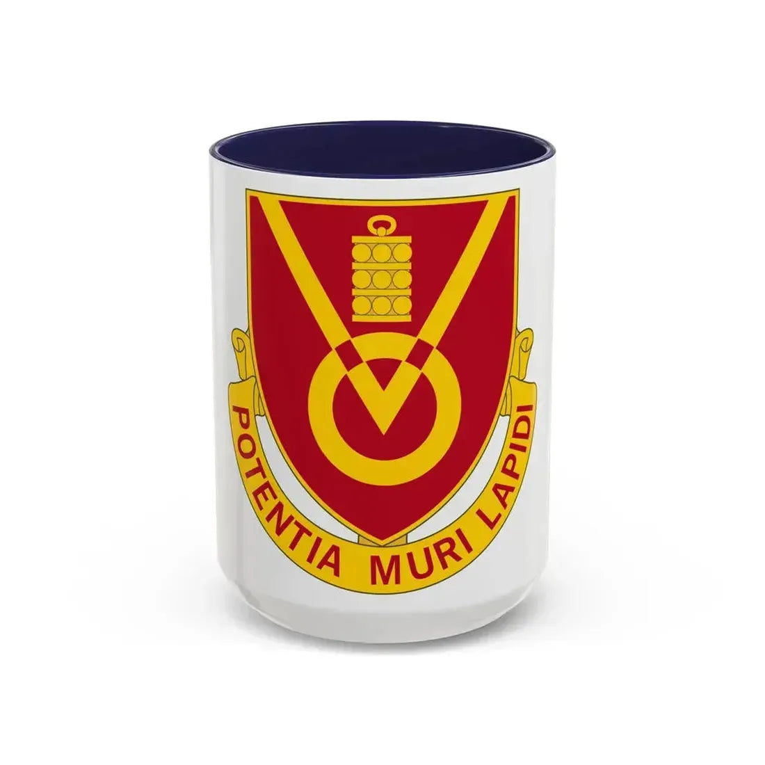 280th Artillery Regiment (U.S. Army) Accent Coffee Mug 15oz Navy - Go Mug Yourself