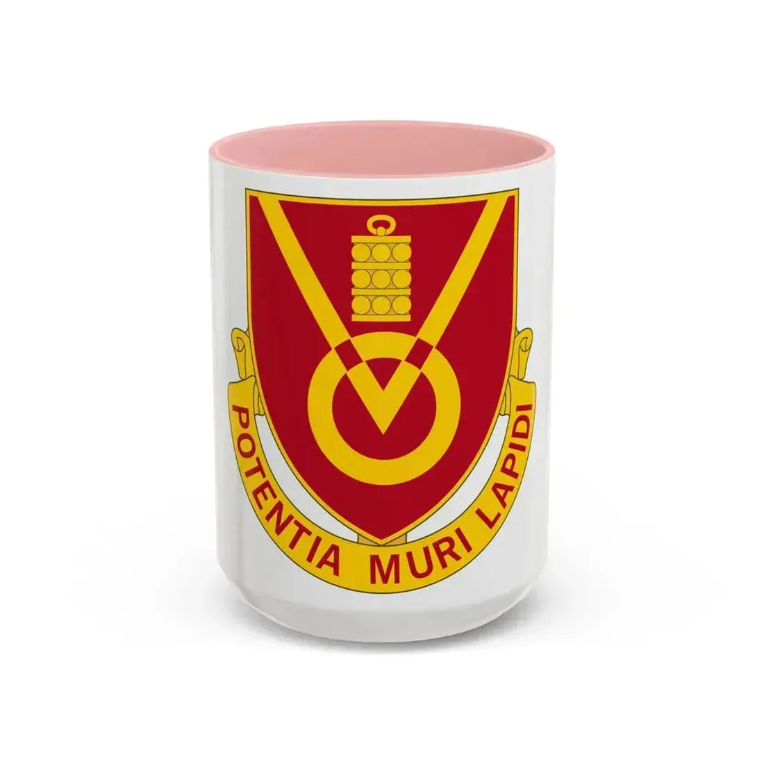 280th Artillery Regiment (U.S. Army) Accent Coffee Mug 15oz Pink - Go Mug Yourself