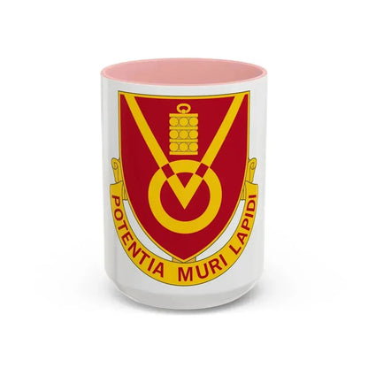 280th Artillery Regiment (U.S. Army) Accent Coffee Mug 15oz Pink - Go Mug Yourself
