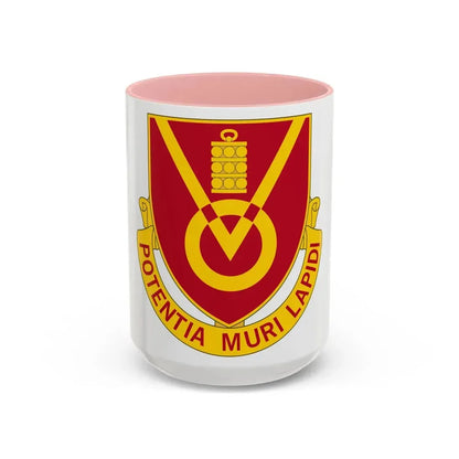280th Artillery Regiment (U.S. Army) Accent Coffee Mug 15oz Pink - Go Mug Yourself