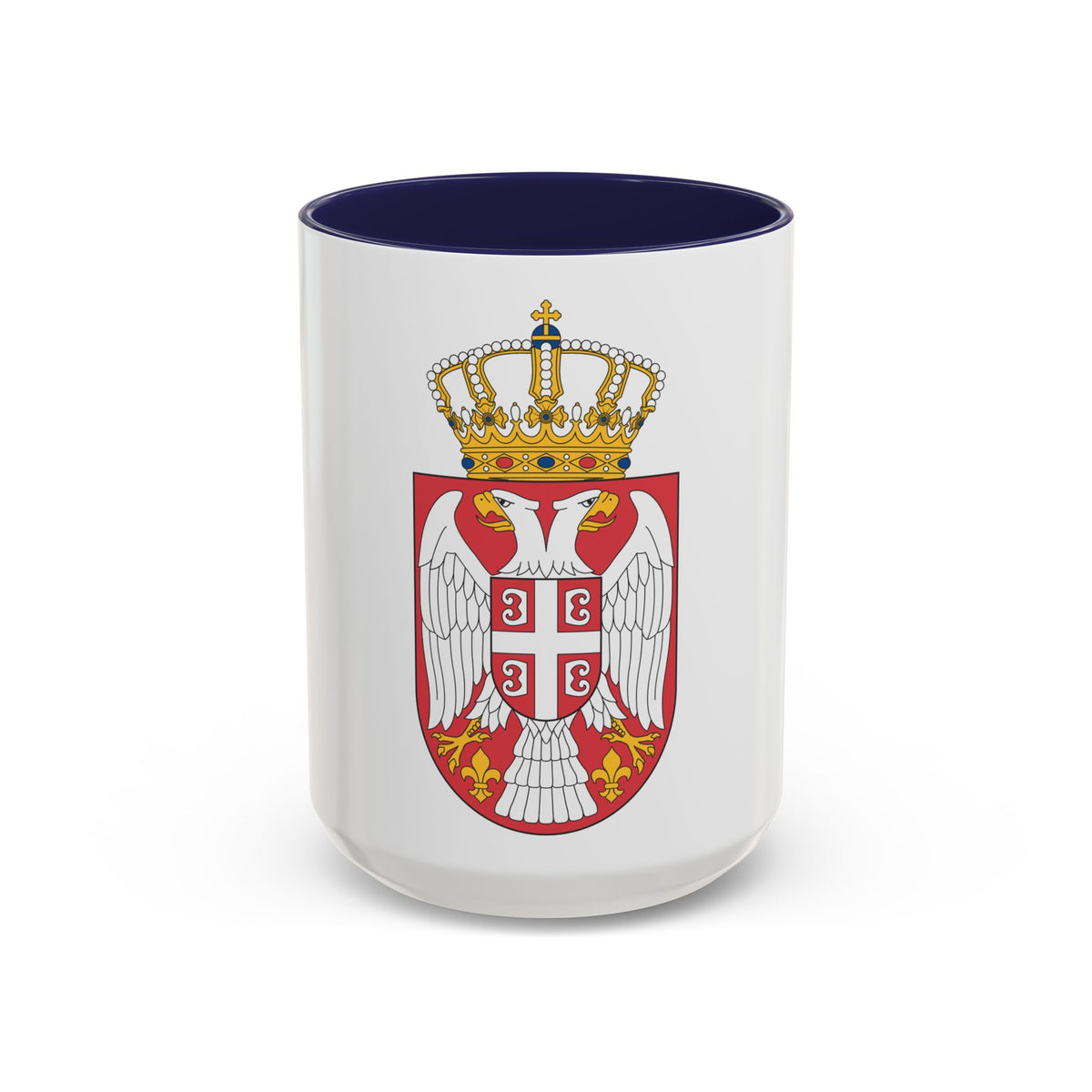 Coat of arms of Serbia 2 - Accent Coffee Mug