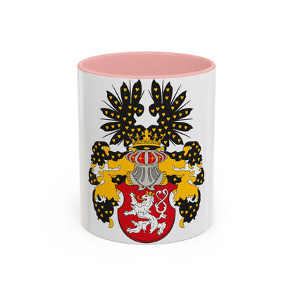 Coat of arms of the Kingdom of Bohemia - Accent Coffee Mug