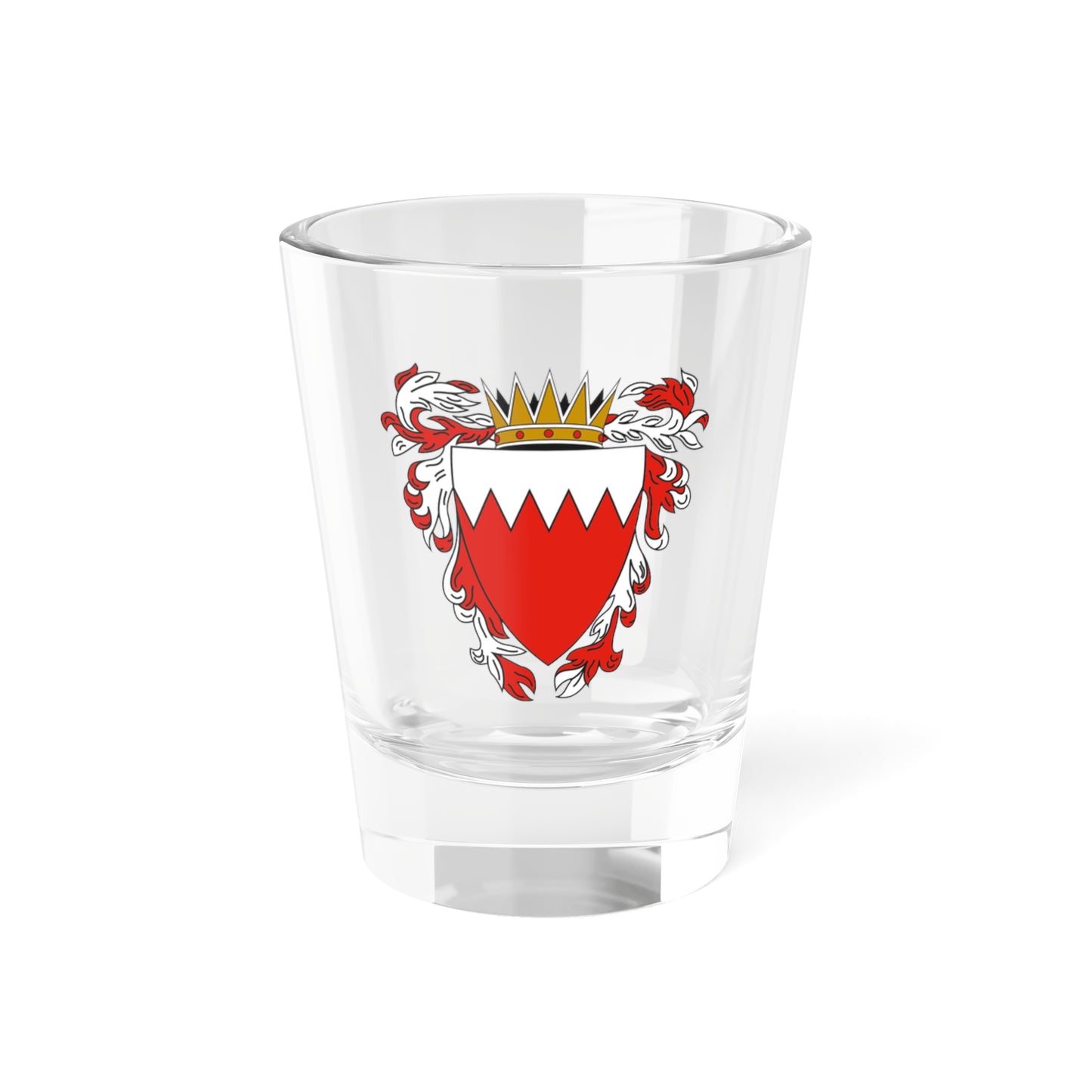 Coat of Arms of The Kingdom of Bahrain - Shot Glass 1.5oz