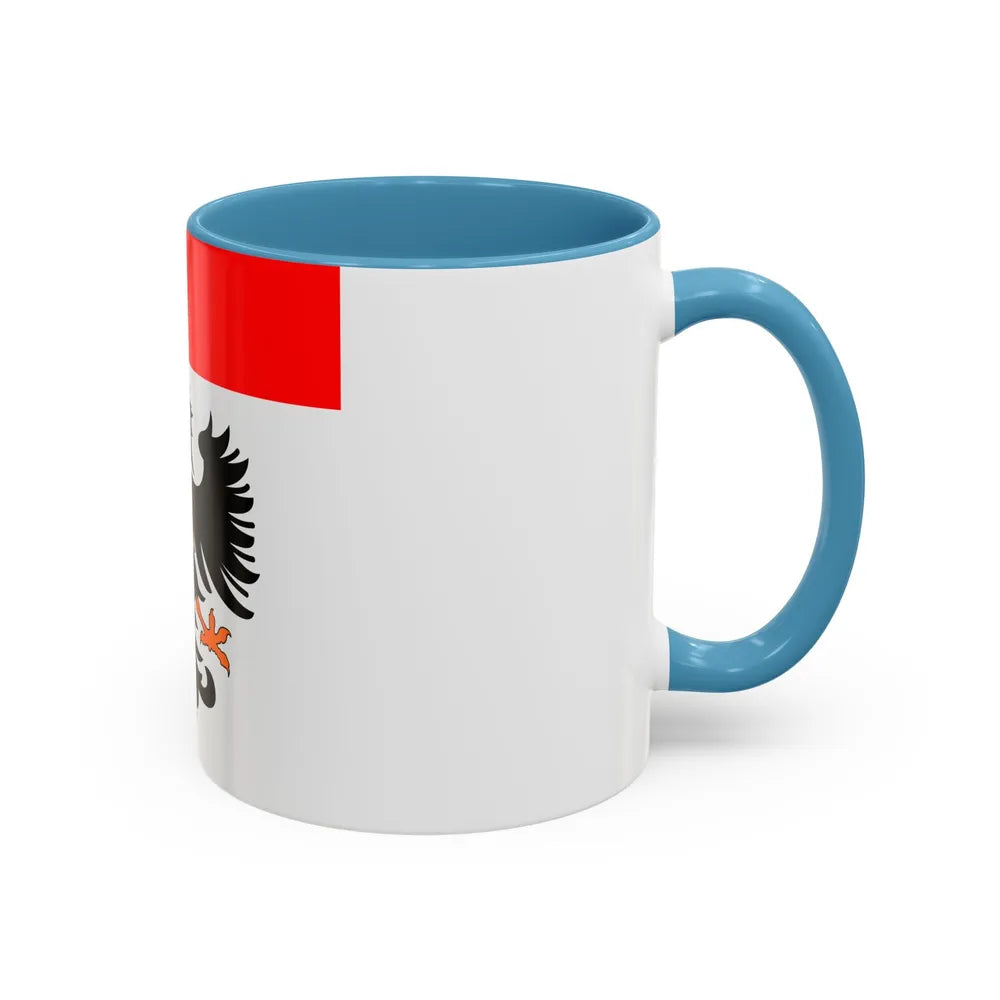 Flag of Aarau Switzerland - Accent Coffee Mug-Go Mug Yourself