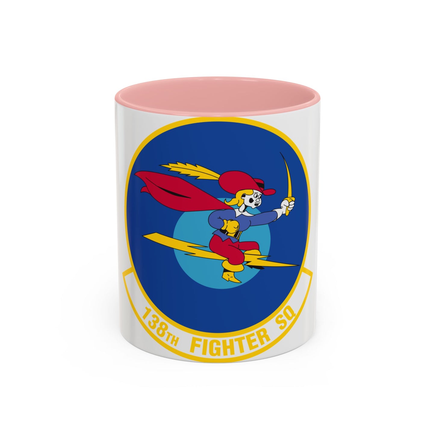 138 Fighter Squadron (U.S. Air Force) Accent Coffee Mug