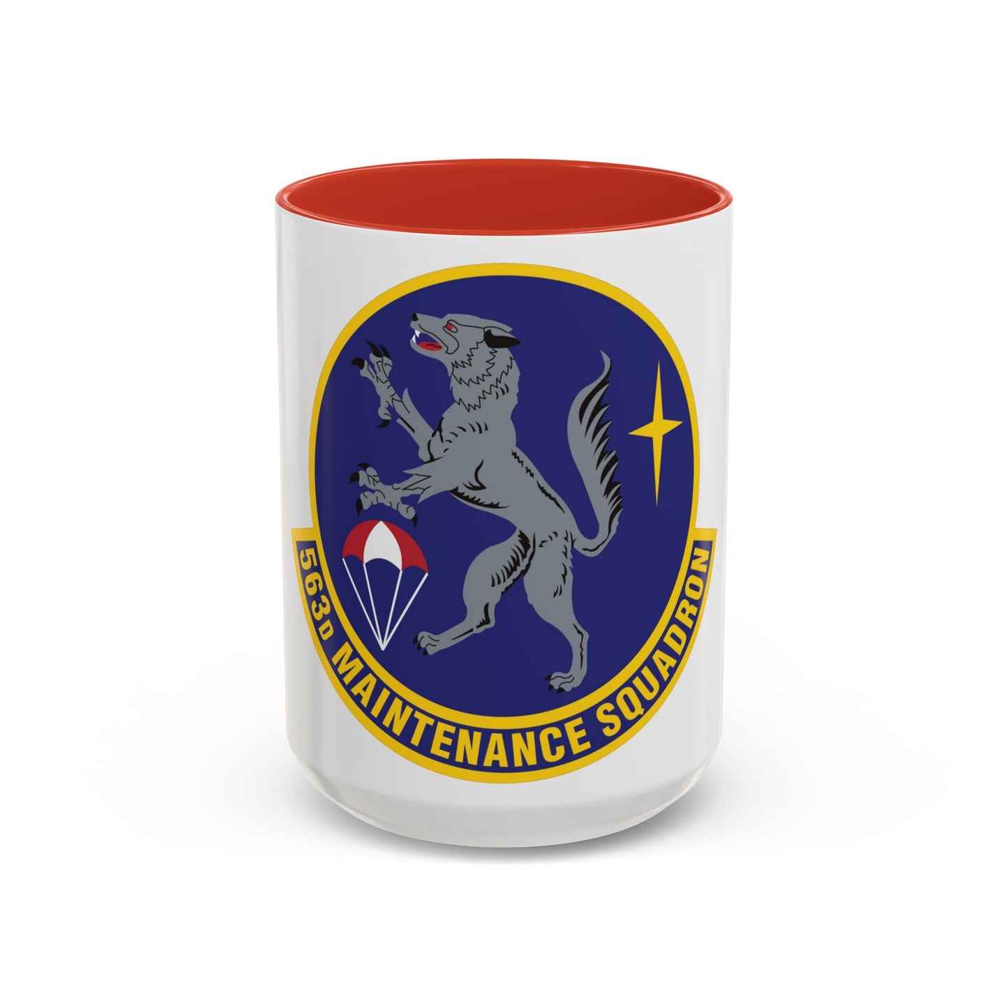 563d Maintenance Squadron (U.S. Air Force) Accent Coffee Mug